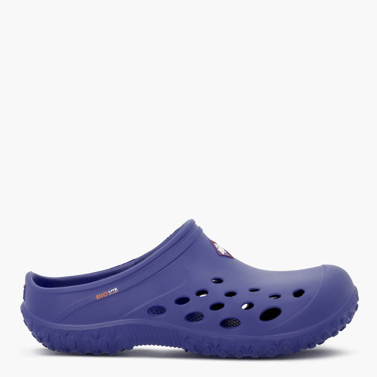 Muckster Lite Liberty Men's Clog MMLCMU20 blue clog shoe on a white background