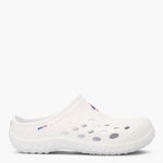 Muckster Lite Liberty Women's Clog MMLCWU01 white clog shoe on a white background