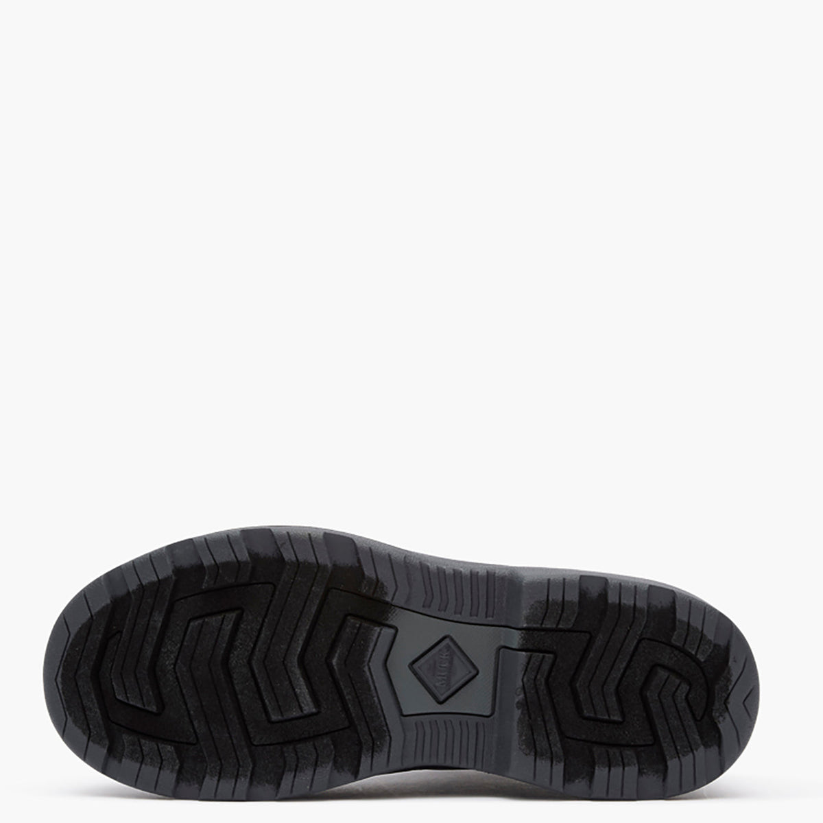 Black sole of a shoe on a white background