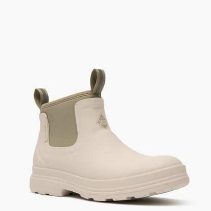 Rainscape Women's Chelsea Waterproof Rubber Boot in Sand MRSCHW80 quarter angle profile