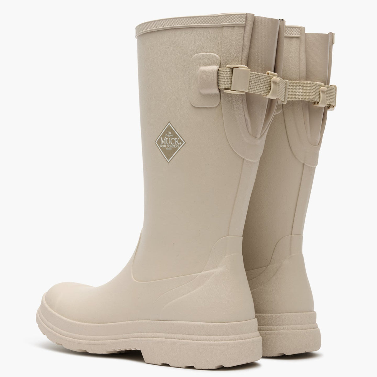 Rainscape Women's 12" Waterproof Rubber Boot in Sand MRS12W80 back profile